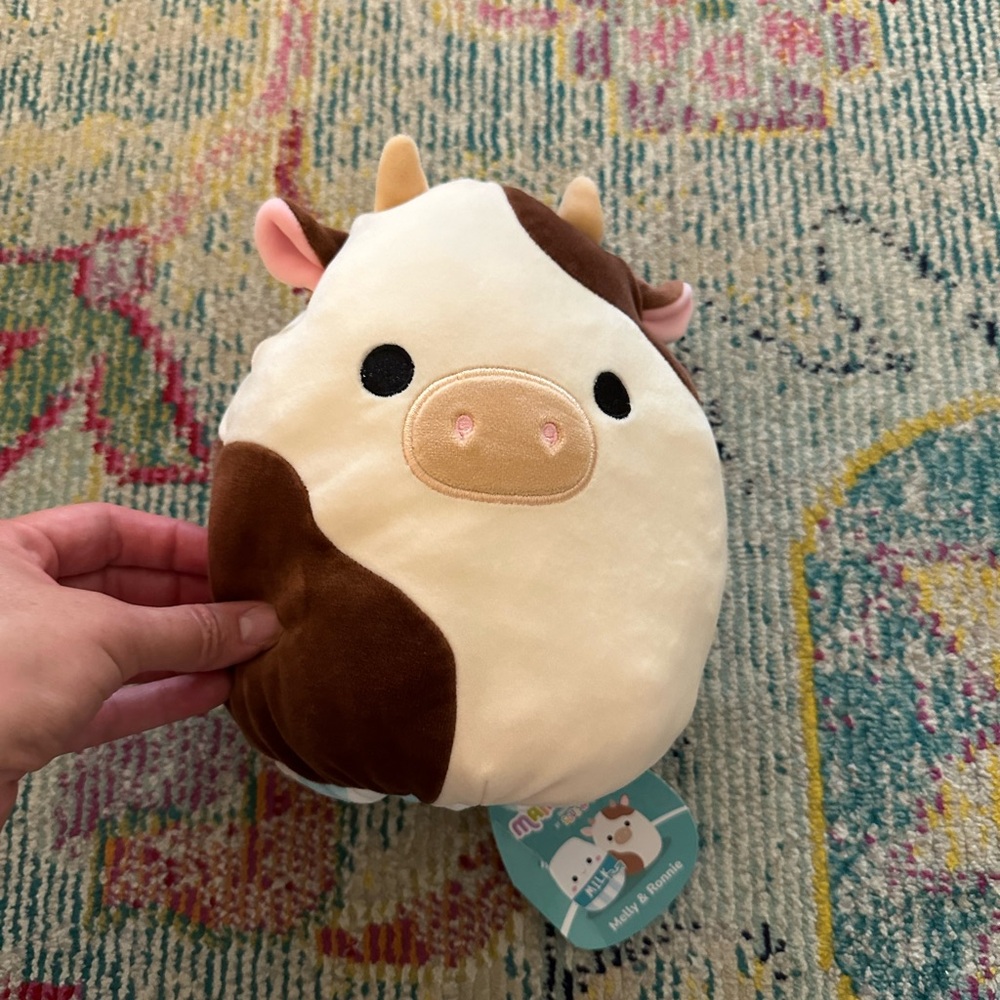 MELLY 🔁 RONNIE 🥛🐄 Milk & Cow Flip A Mallows Original Squishmallows ☆》NWT《☆